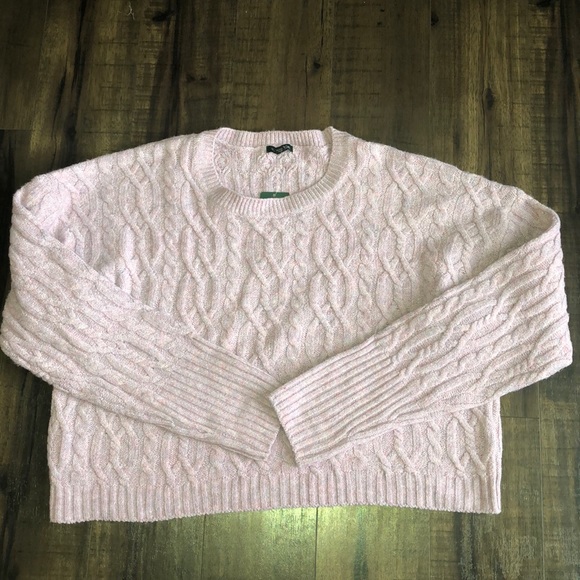 Wild Fable Crew Neck Cropped Sweater - Picture 3 of 4